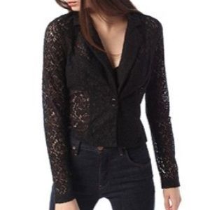 UO lace blazer